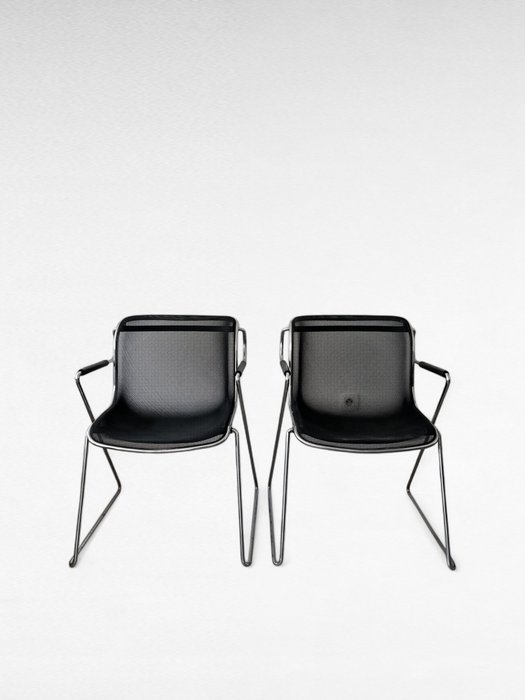 Anonima Castelli - Charles Pollock - Chaise (2) - Penelope - Métal, Mesh