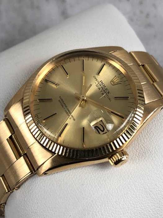 Rolex - Oyster Perpetual Date 18K Gold - 1503 - Homme - 1970-1979