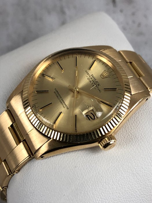 Rolex - Oyster Perpetual Date 18K Gold - 1503 - Homme - 1970-1979