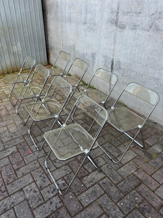 Chaise (8) - Acier - Sedia PLIA