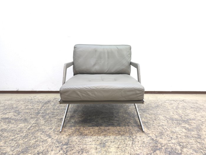 de Sede - Gordon Guillaumier - Canapé (4) - de sede ds 60 - Chrome, Cuir - 2 canapés 1 table 1 fauteuil