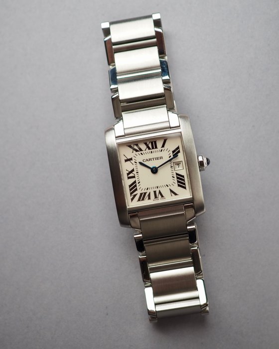 Cartier - Tank Française - Medium 2465 - Unisexe - 2000-2010