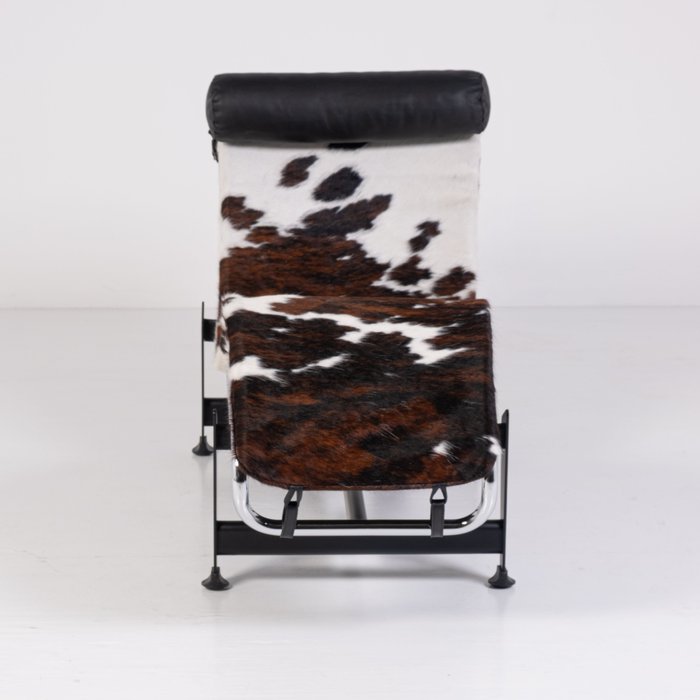 Alivar - Charlotte Perriand, Le Corbusier, Pierre Jeanneret - Chaise longue - LC4 - Acier, Cuir