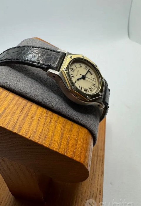 Cartier - Santos Octagon - Femme - 1980-1989