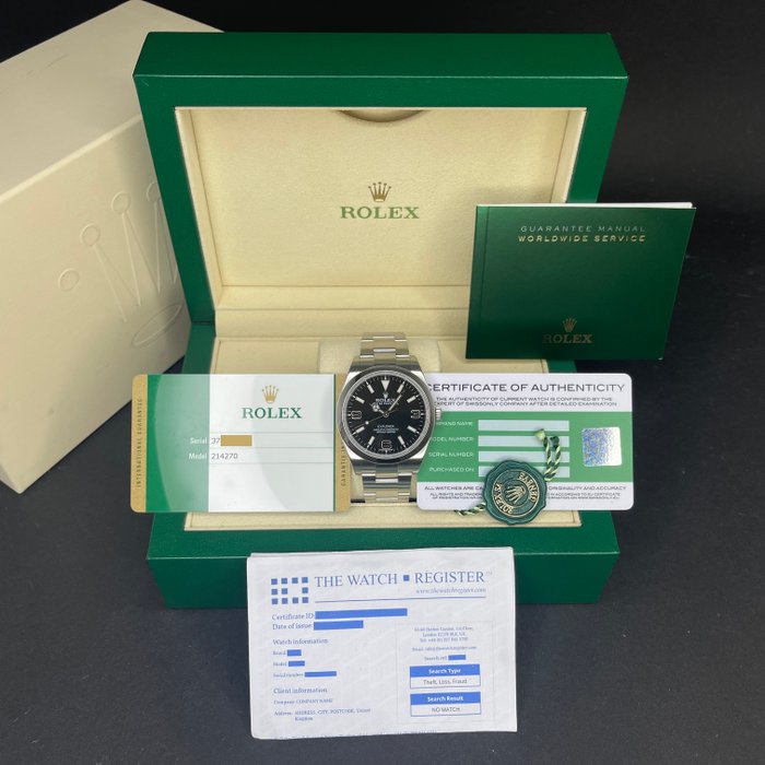 Rolex - Explorer - 214270 - Homme - 2015