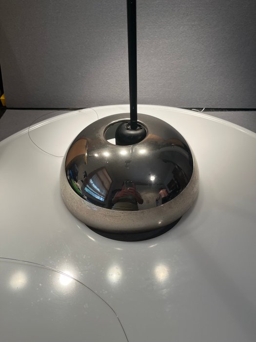 Flos - Achille Castiglioni - Lampe à suspendre - Frisbi - PMMA, acier, tôle, ABS - Frisbi