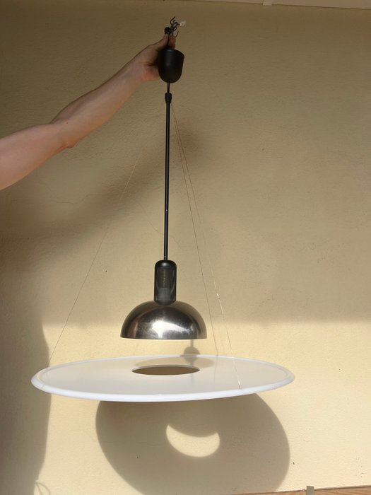 Flos - Achille Castiglioni - Lampe à suspendre - Frisbi - PMMA, acier, tôle, ABS - Frisbi