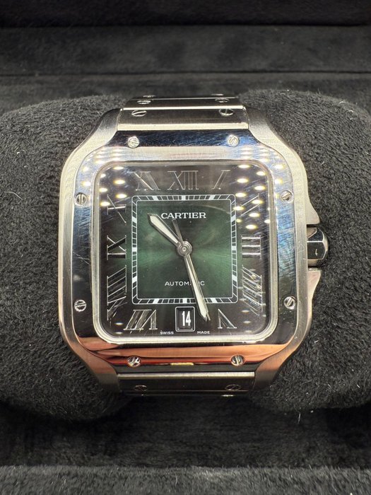 Cartier - Santos de Cartier %27Green Dial%27 - WSSA0062 - Homme - 2025