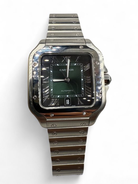 Cartier - Santos de Cartier %27Green Dial%27 - WSSA0062 - Homme - 2025