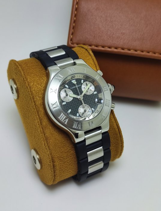 Cartier - Chronoscaph 21 - Sans Prix de Réserve - Ref. 2424 - Homme - 2000-2010