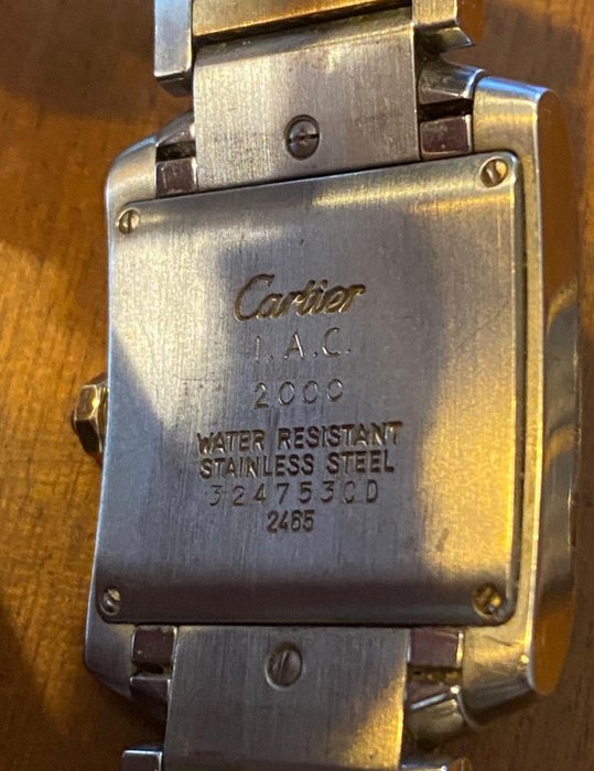 Cartier - Tank - 2465 - Unisexe - 2000