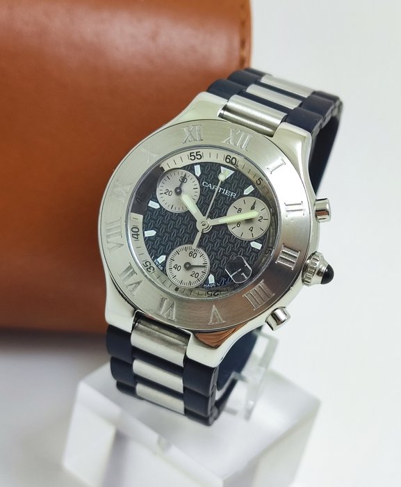 Cartier - Chronoscaph 21 - Sans Prix de Réserve - Ref. 2424 - Homme - 2000-2010