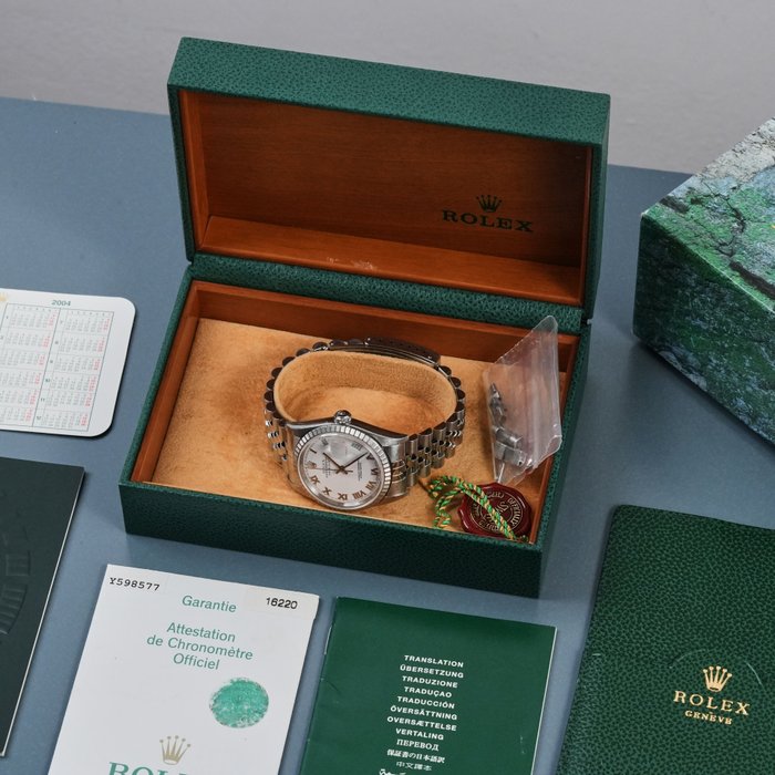 Rolex - Datejust 36 FULL SET - 16220 - Homme - 2000-2010