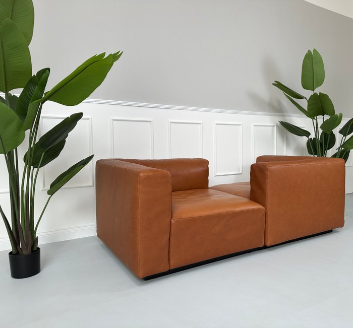 Walter Knoll - EOOS - Canapé - Paysage Vivant Walter Knoll 730 - Bois, Cuir - Canapé Walter Knoll