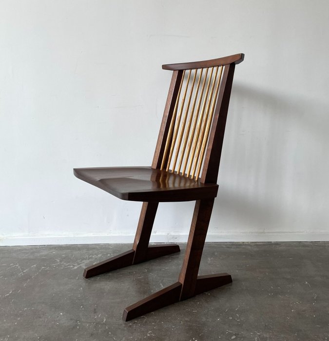 George Nakashima - Chaise - Noix noire américaine - Modernisme Organique