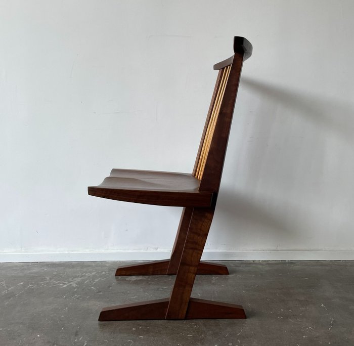George Nakashima - Chaise - Noix noire américaine - Modernisme Organique