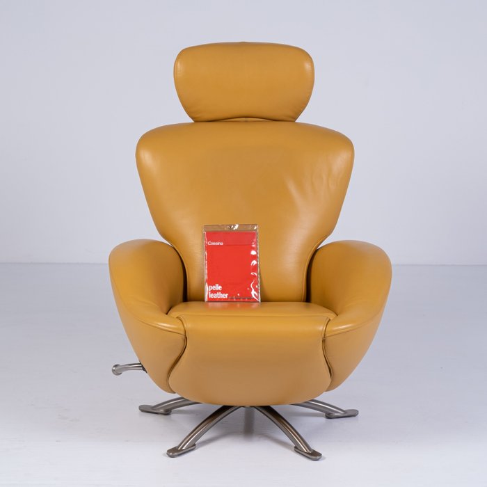 Cassina - Toshiyuki Kita - Chaise longue - K10 Dodo - Acier, Cuir