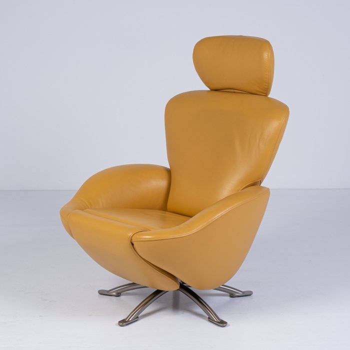 Cassina - Toshiyuki Kita - Chaise longue - K10 Dodo - Acier, Cuir