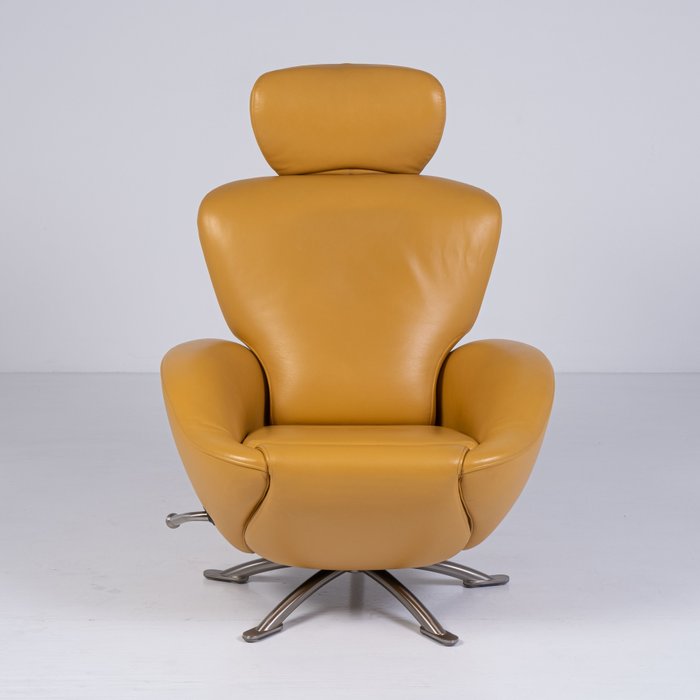 Cassina - Toshiyuki Kita - Chaise longue - K10 Dodo - Acier, Cuir