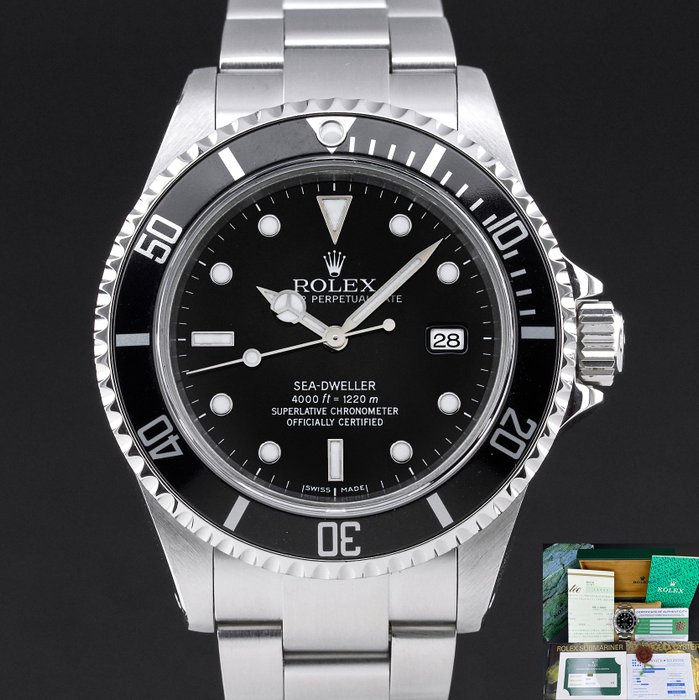 Rolex - Sea-Dweller 4000ft/1220m - Sans Prix de Réserve - 16600 - Homme - 1999