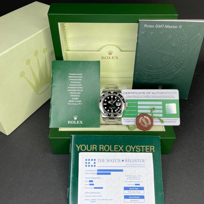 Rolex - GMT-Master II - Sans Prix de Réserve - 116710LN - Homme - 2007