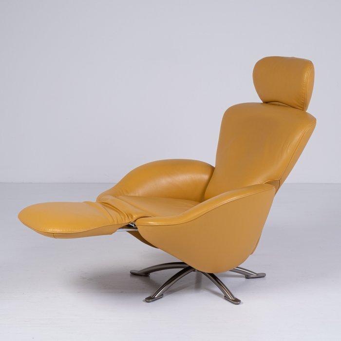 Cassina - Toshiyuki Kita - Chaise longue - K10 Dodo - Acier, Cuir