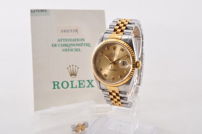 Rolex - Datejust - 16233G - Homme - 1989