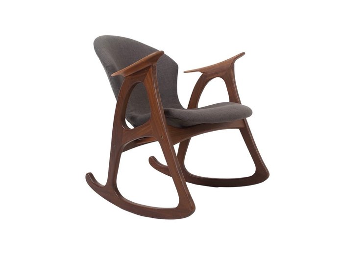 Erhardsen & Andersen - Aage Christiansen - Chaise à bascule - Teck