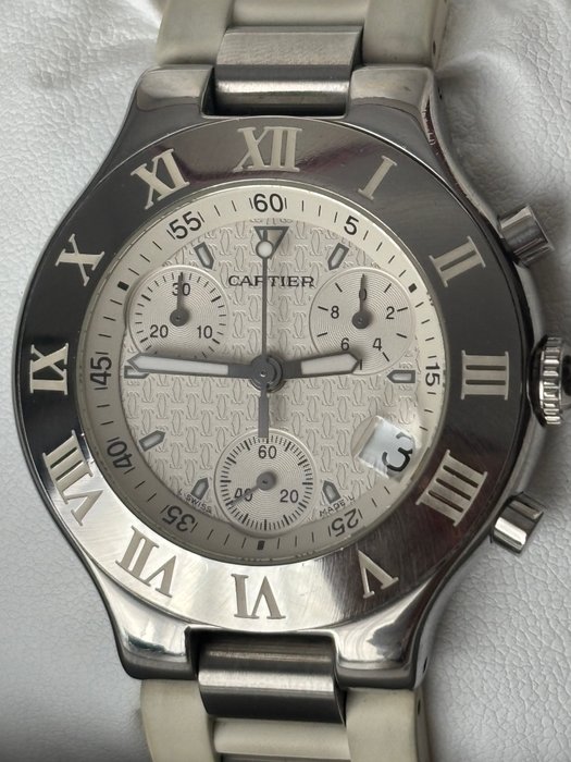 Cartier - 21 Chronoscaph - 2424 - Homme - 2000-2010