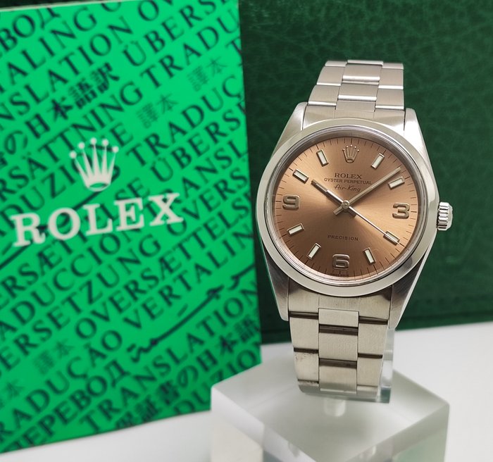 Rolex - Air-King Precision “Salmon Dial” - Ref. 14000 - Homme - 1999