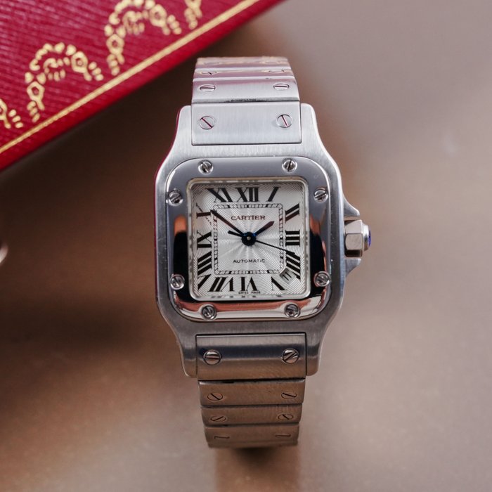 Cartier - Santos De Cartier Galbee - W20054D6 - Femme - 2000-2010