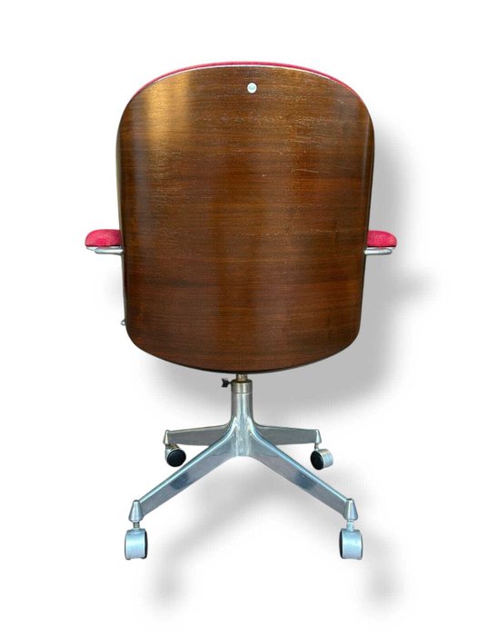 MIM (Mobili Italiani Moderni) - Ennio Fazioli - Chaise de bureau (6) - Parioli - Palissandre