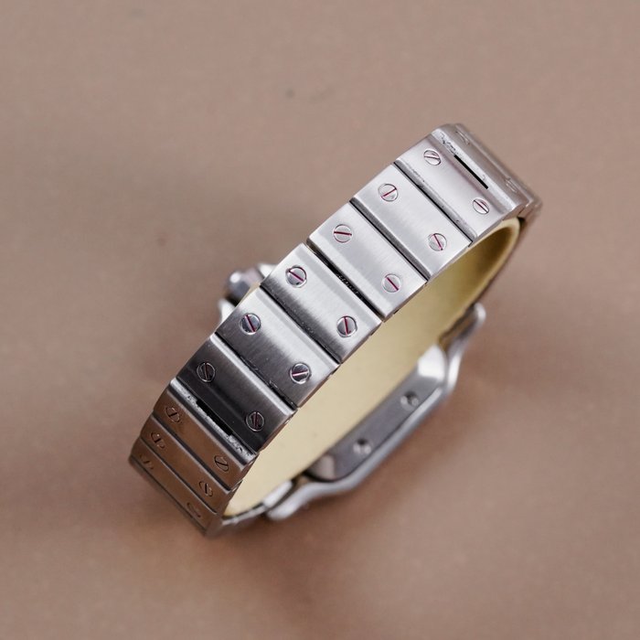 Cartier - Santos De Cartier Galbee - W20054D6 - Femme - 2000-2010
