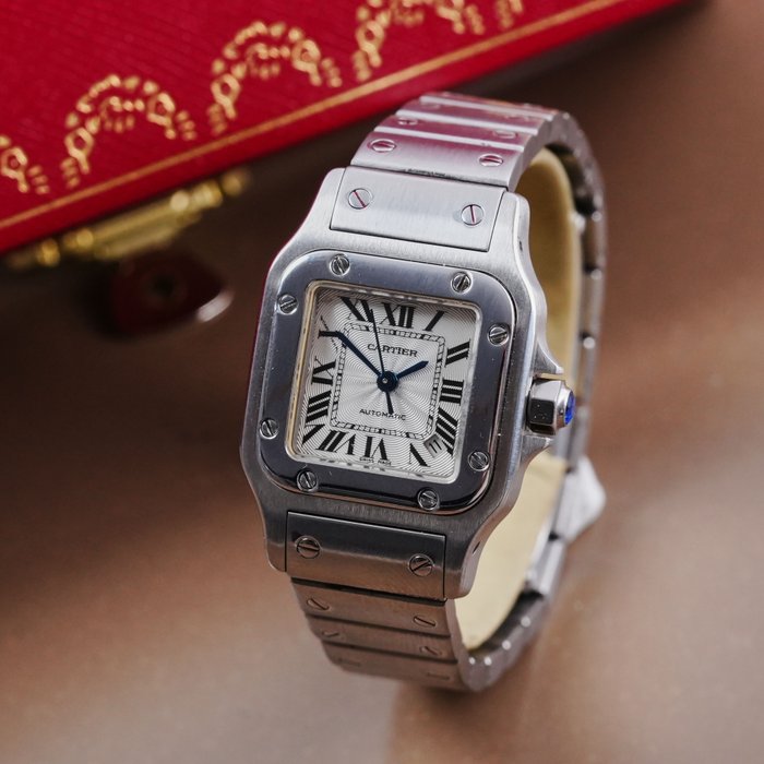Cartier - Santos De Cartier Galbee - W20054D6 - Femme - 2000-2010