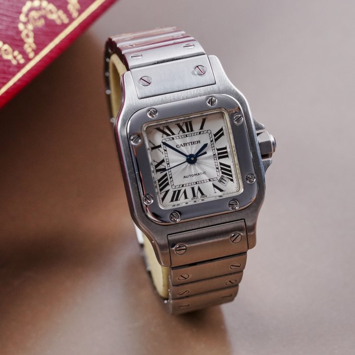 Cartier - Santos De Cartier Galbee - W20054D6 - Femme - 2000-2010