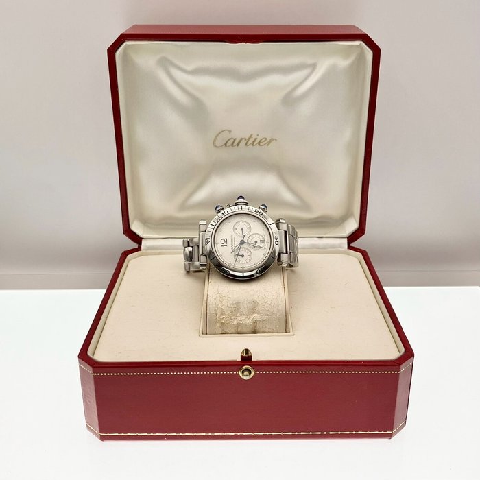 Cartier - Pasha de Cartier Chronograph - Sans Prix de Réserve - W31030H3 - Homme - 2000-2010