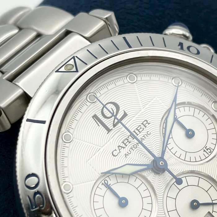 Cartier - Pasha de Cartier Chronograph - Sans Prix de Réserve - W31030H3 - Homme - 2000-2010