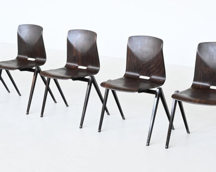 Thur - Chaise (4) - S22 - Acier, Bois