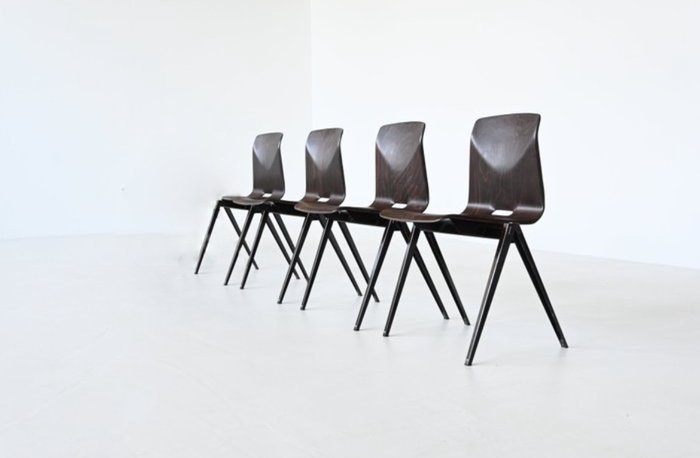 Thur - Chaise (4) - S22 - Acier, Bois