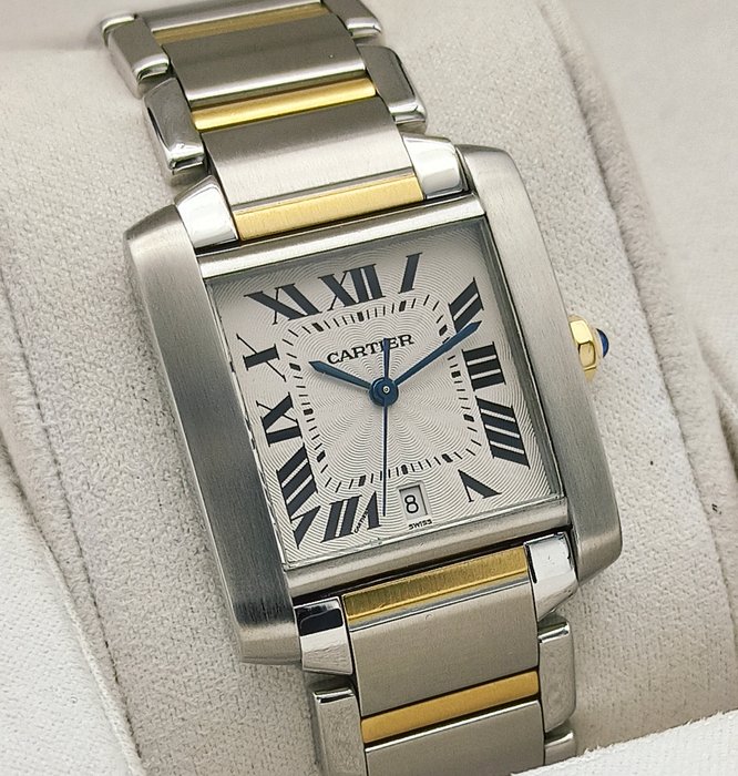 Cartier - Tank Française Large Automatic - 2302 (W51005Q4) - Unisexe - 2010-2020