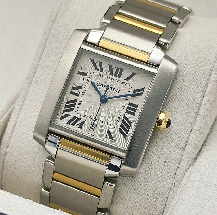 Cartier - Tank Française Large Automatic - 2302 (W51005Q4) - Unisexe - 2010-2020