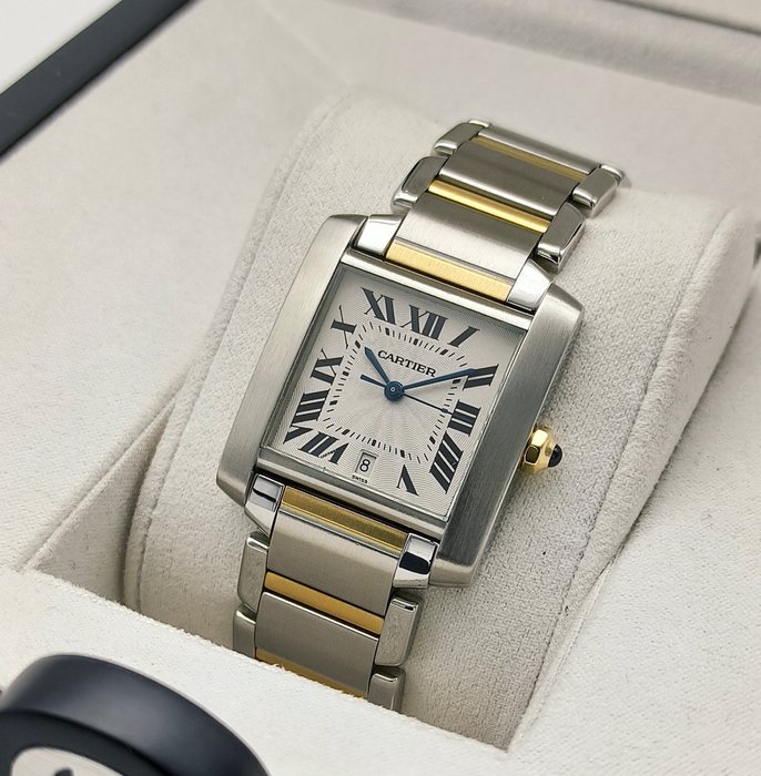 Cartier - Tank Française Large Automatic - 2302 (W51005Q4) - Unisexe - 2010-2020