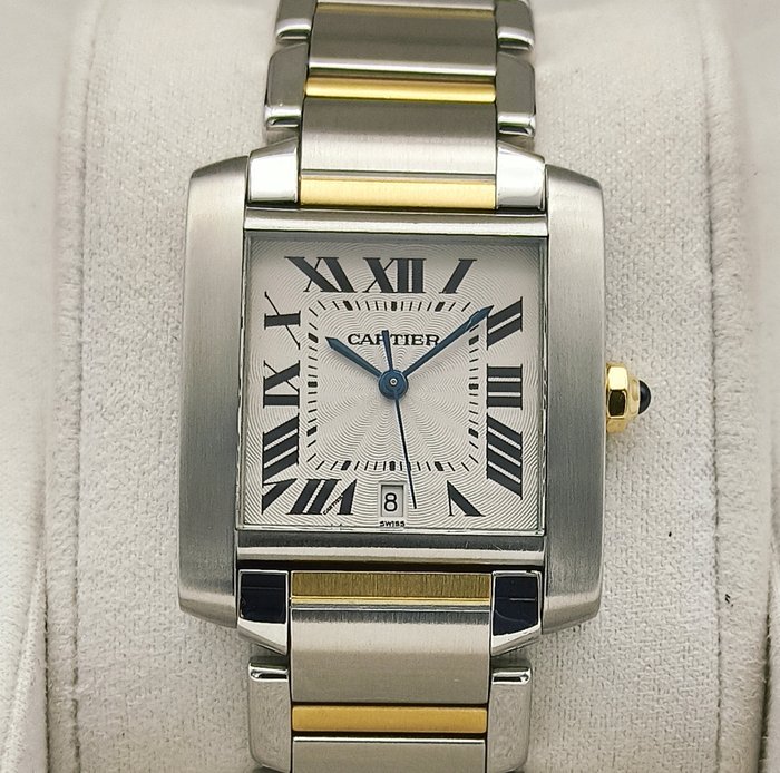 Cartier - Tank Française Large Automatic - 2302 (W51005Q4) - Unisexe - 2010-2020
