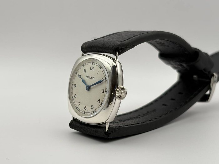 Rolex - Officers trench watch Sterling silver case - Homme - 1900-1949