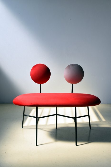 Equilibri-furniture - Co.arch-studio - Canapé - BD15 - Fer, Velours
