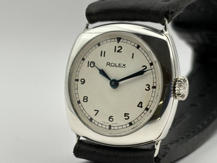 Rolex - Officers trench watch Sterling silver case - Homme - 1900-1949