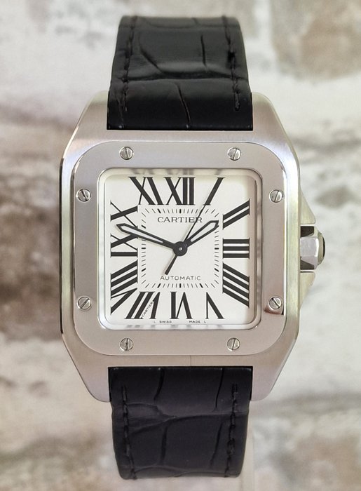 Cartier - Santos 100 LM - Sans Prix de Réserve - Ref. 2878 - Unisexe - 2000-2010
