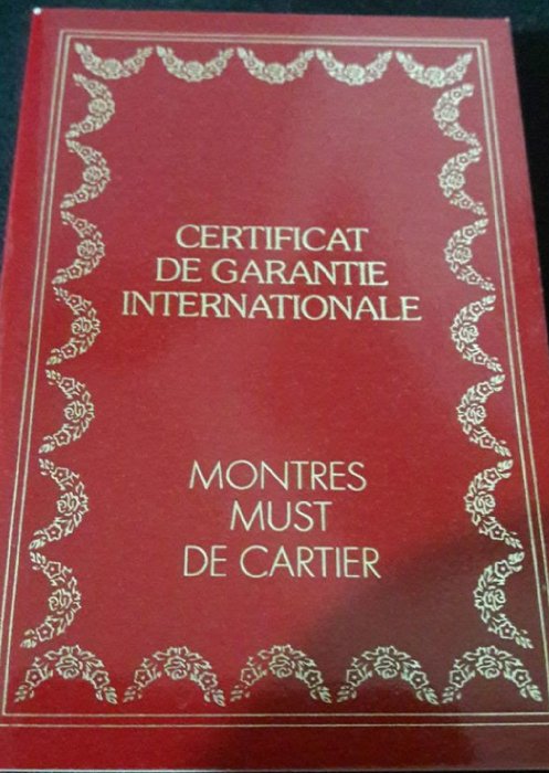 Cartier - Tank Must de Cartier - 590005 - Homme - 1980-1989