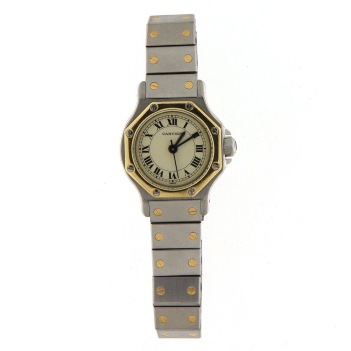 Cartier - Santos Octagon - 0907 - Femme - 1980-1989