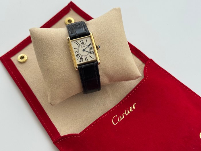 Cartier - Must de Cartier Tank “Opaline Dial” - 590005 - Homme - 1990-1999